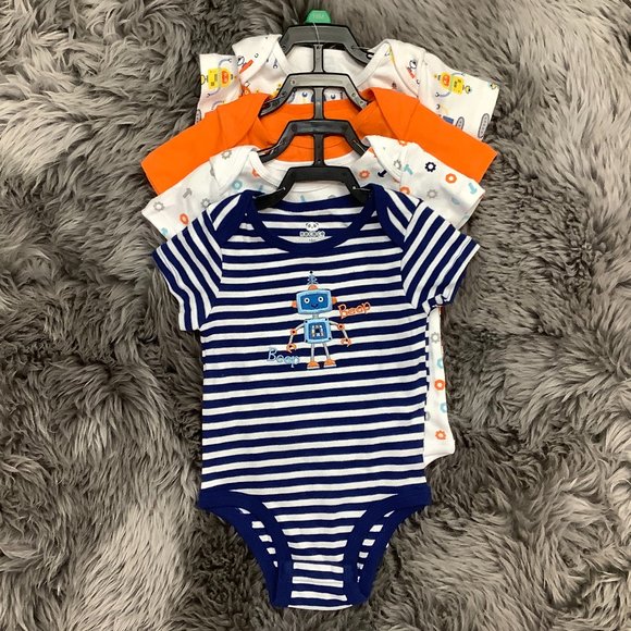 Rococo | Infant Boy's Bodysuit | 4 Pack | 18 Month - Picture 1 of 5